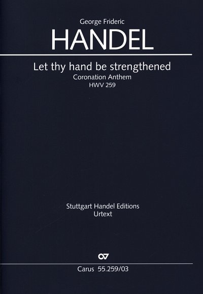 G.F. Händel: Let thy hand be strengthened, Gch52VlVlaOB (KA)