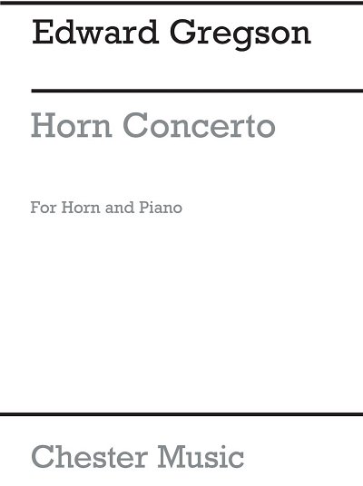 E. Gregson: Horn Concerto in E Flat, HrnBrassb (KASt)