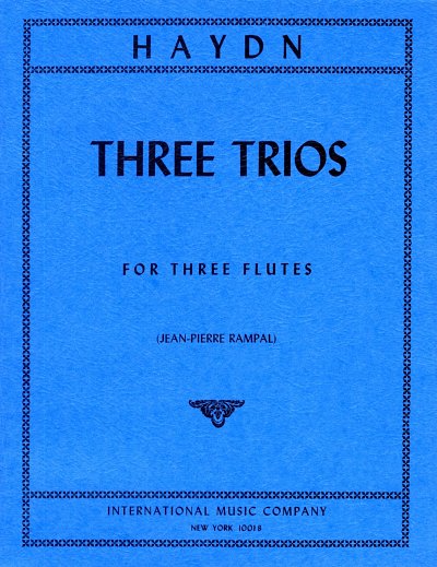J. Haydn: Drei Trios, 3Fl (3St)