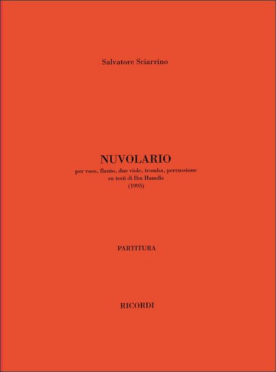 S. Sciarrino: Nuvolario, Mix (Part.)