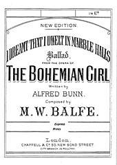 A. Bunn et al.: I Dreamt That I Dwelt In Marble Halls (from 'The Bohemian Girl')