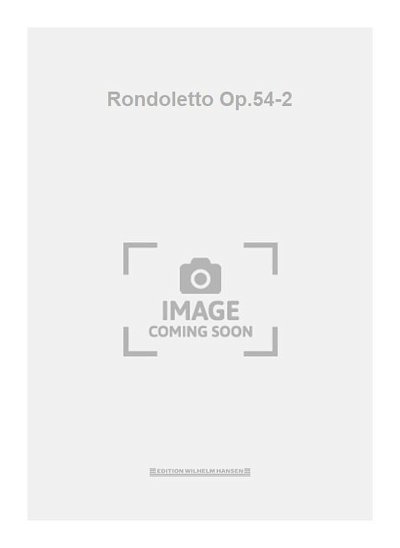 C. Sinding: Rondoletto Op.54-2