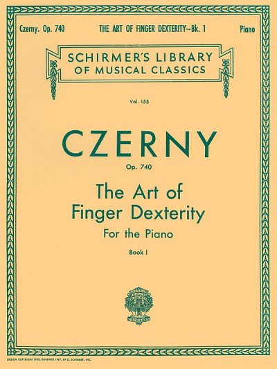 C. Czerny: Art of Finger Dexterity, Op. 740 - Book 1, Klav