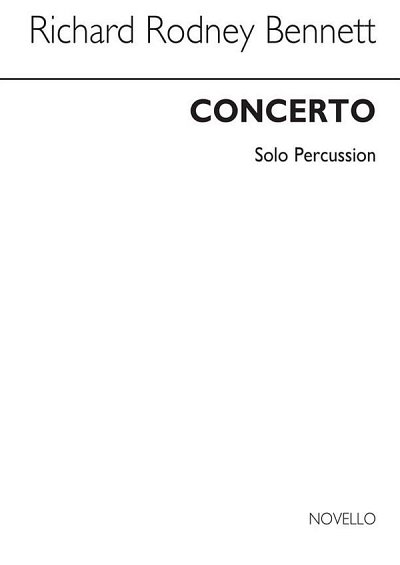 R.R. Bennett: Percussion Concerto Solo Part, Perc
