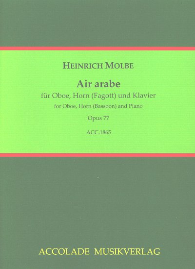 H. Molbe: Air Arabe op. 77, ObHr/FgKlv (KlavpaSt)