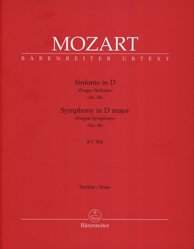 W.A. Mozart: Sinfonie Nr. 38 in D-Dur KV 504, Sinfo (Part.)