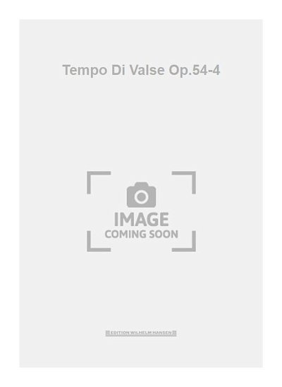 C. Sinding: Tempo Di Valse Op.54-4 (Chpa)