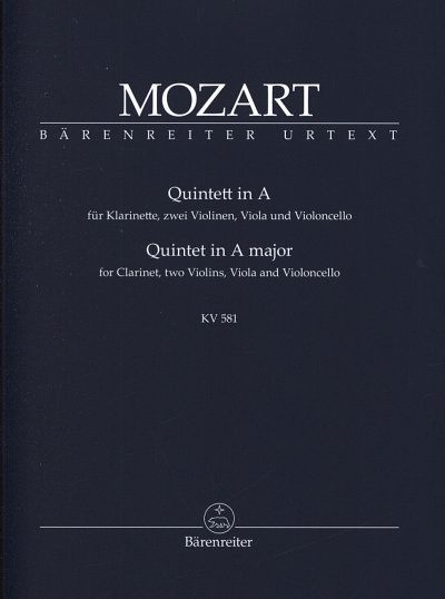 W.A. Mozart: Quintett A-Dur KV 581, KlarA4Str (Stp)
