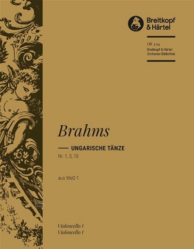 J. Brahms: Ungarische Taenze Nr. 1, 3 und 10, Sinfo (Vc)