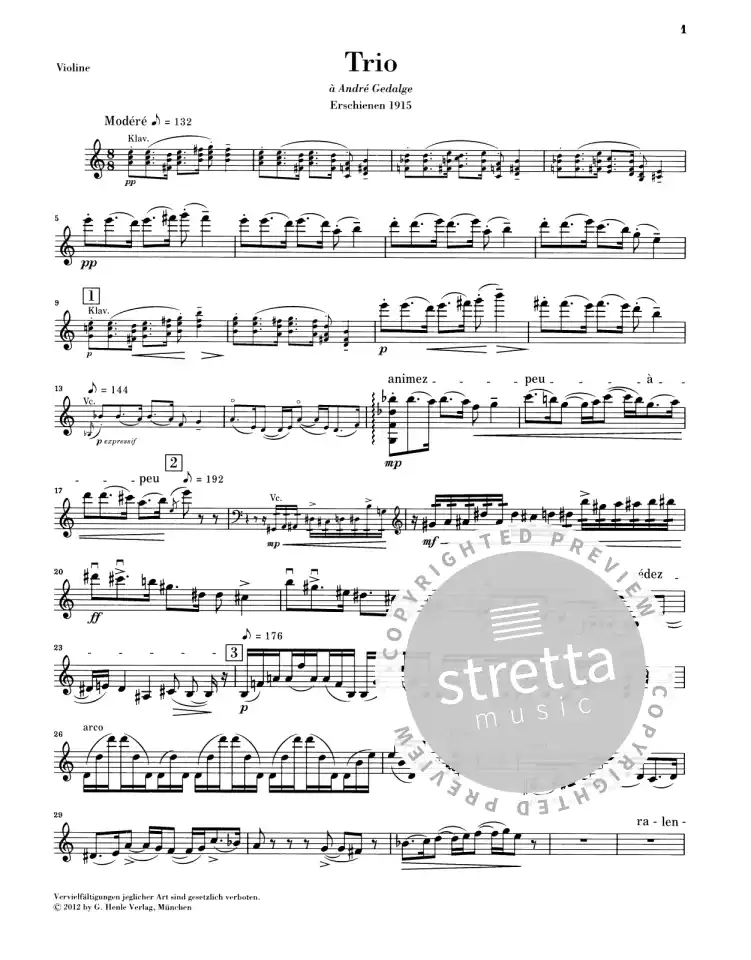 M. Ravel: Klaviertrio, VlVcKlv (KlavpaSt) (4)