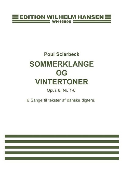 P. Schierbeck: Commerlange og Vintertoner Op. 6 No. 1-6