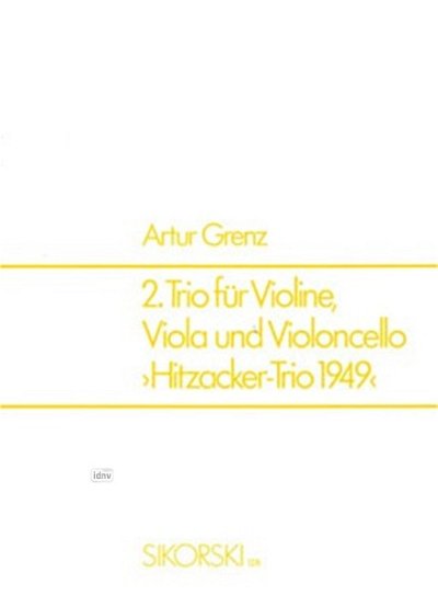Grenz Artur: Trio 2 - Hitzacker Trio 1949