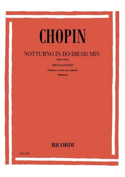 F. Chopin: Notturni Op. Post. 72: N. 2 In Do Diesis Min.