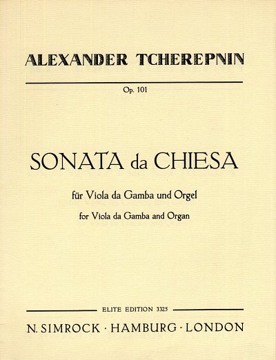 A.N. Tscherepnin: Sonata da chiesa op. 101 