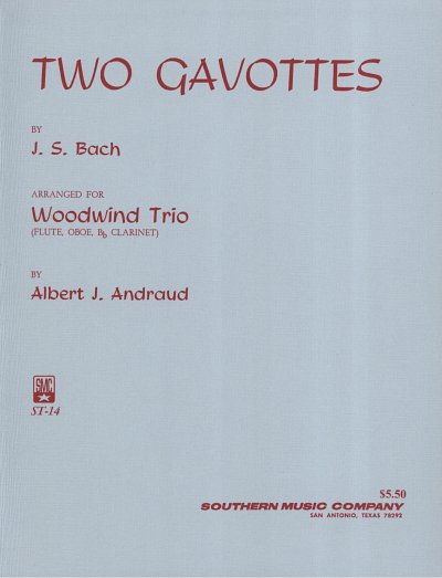 J.S. Bach: Two Gavottes, 3Hbls (Part.)