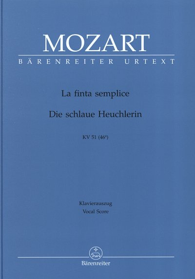 W.A. Mozart: La finta semplice, GesOrch (KA)