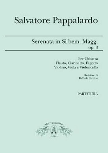 Serenata In Si Bemolle Maggiore, Op 3 (Part.)