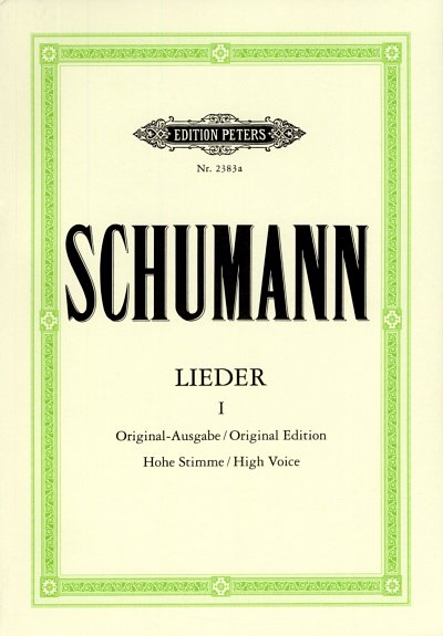 R. Schumann: Lieder, Band 1