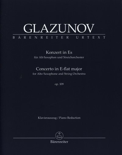 A. Glasunow: Konzert in Es-Dur op. 109, ASaxKlav (KlavpaSt)