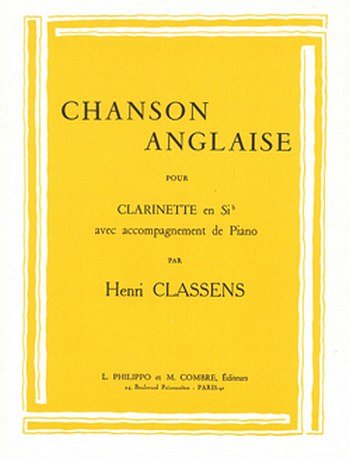 H. Classens: Chanson anglaise, KlarKlv (KlavpaSt)