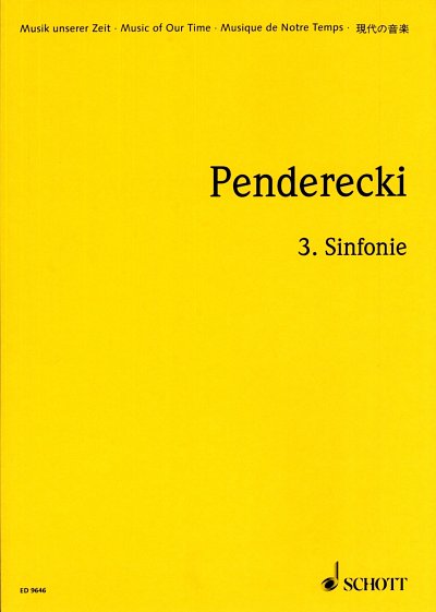 K. Penderecki: 3. Sinfonie, Sinfo (Stp)