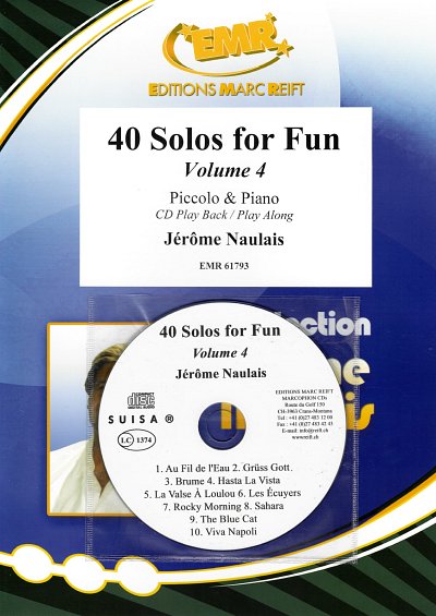 J. Naulais: 40 Solos for Fun Volume 4, PiccKlav (+CD)