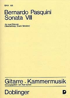 B. Pasquini: Sonata VIII g-moll