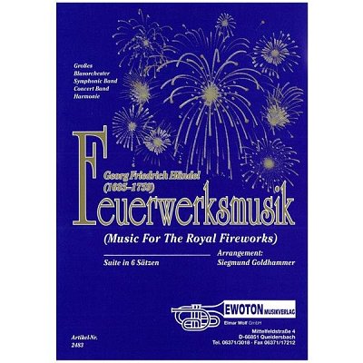 G.F. Händel: Feuerwerksmusik, Blaso (Part.)