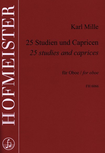 K. Mille: 25 Studien und Capricen, Ob