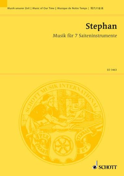 DL: R. Stephan: Musik für 7 Saiteninstrumente (Stp)