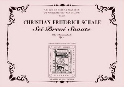 Sei Brevi Sonate Per Cembalo Op. 1, Cemb (Bu)