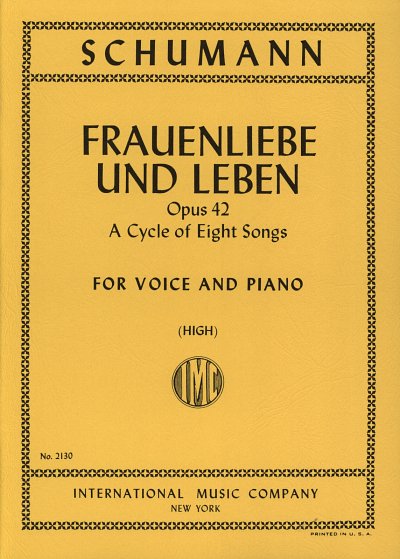 R. Schumann: Frauenliebe Und Leben Op. 42 (Ted.-Ingl.)( (Bu)