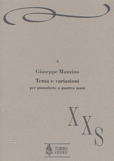 G. Manzino: Theme and Variations, Klav4m