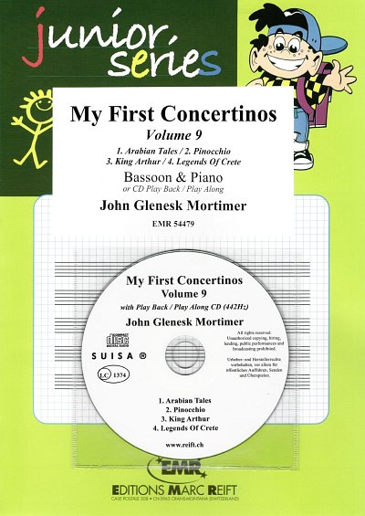 J.G. Mortimer: My First Concertinos Volume 9, FagKlav (+CD)