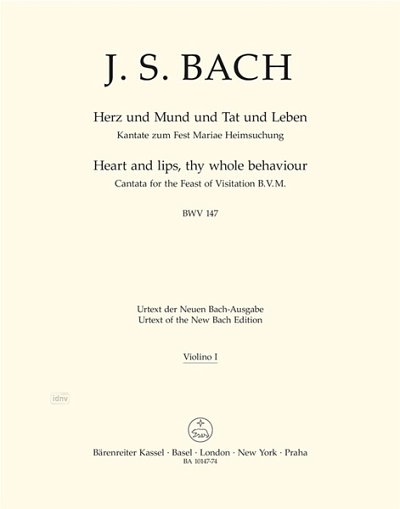 J.S. Bach: Herz und Mund und Tat und Leb, 4GesGchOrchO (Vl1)