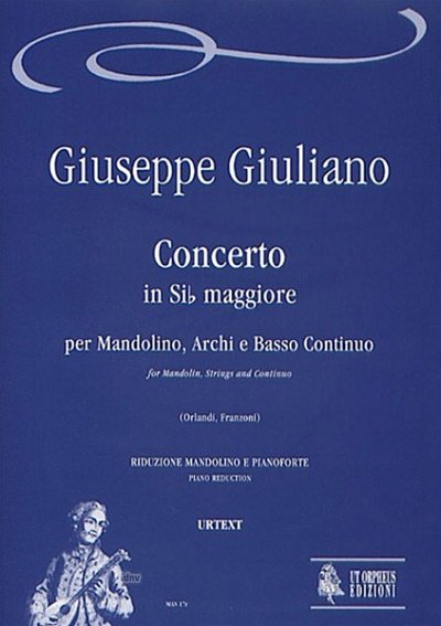 G. Giuseppe: Concerto in B flat major, MandStrBc (KASt)