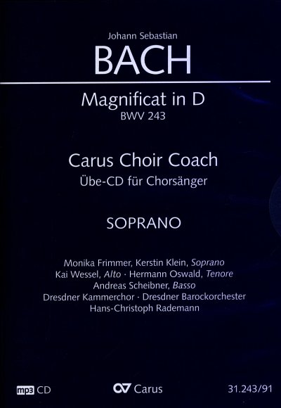 J.S. Bach: Magnificat in D BWV 243 - Carus, GesS (CD Sopran)