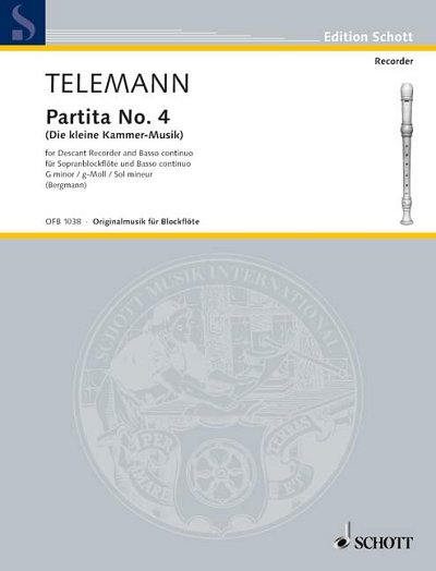 G.P. Telemann: Partita No. 4 g-Moll
