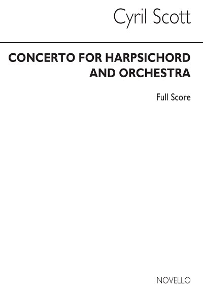 C. Scott: Harpsichord Concerto, Cemb (Part.)