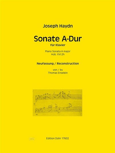 J. Haydn y otros.: Klavier Sonate A-Dur Hob.XVI:2h