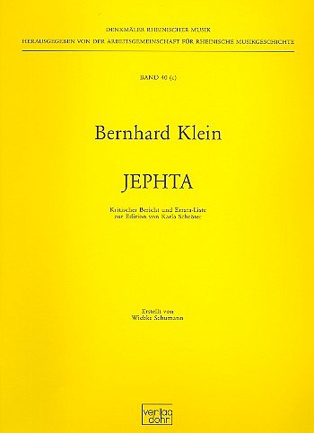 B. Klein: Jephta