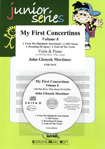 J.G. Mortimer: My First Concertinos Volume 8, VaKlv (+CD)