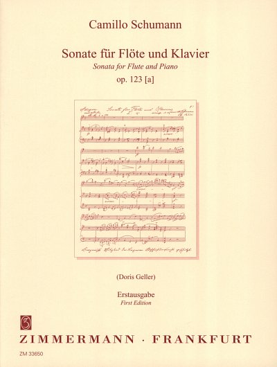 Schumann Camillo: Sonate Op 123a