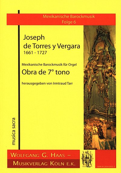 Torres Y. Vergara Joseph De: Obra De 7 Tono Mexikanische Bar
