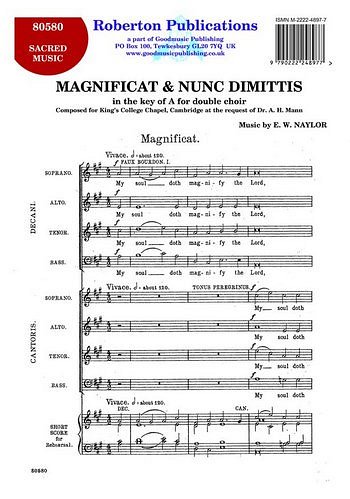 Magnificat and Nunc Dimittis, 2Gch (Chpa)