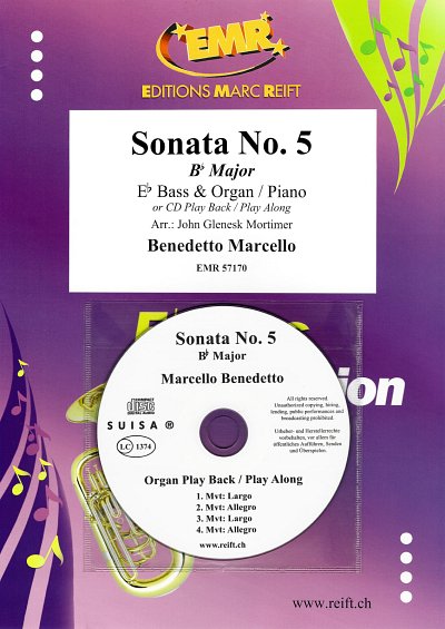 DL: B. Marcello: Sonata No. 5, TbEsKlv/Org