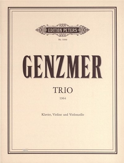 H. Genzmer: Klaviertrio 1964
