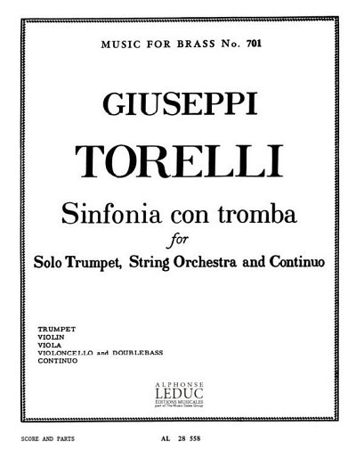G. Torelli: Sinfonia con Tromba (Pa+St)