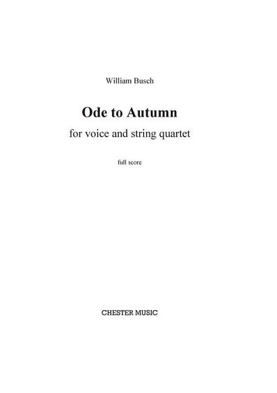 Ode To Autumn