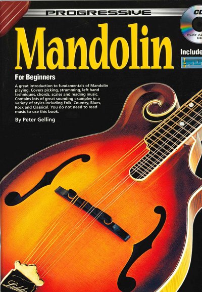 P. Gelling: Mandolin For Beginners, Mand (Bu+CD)